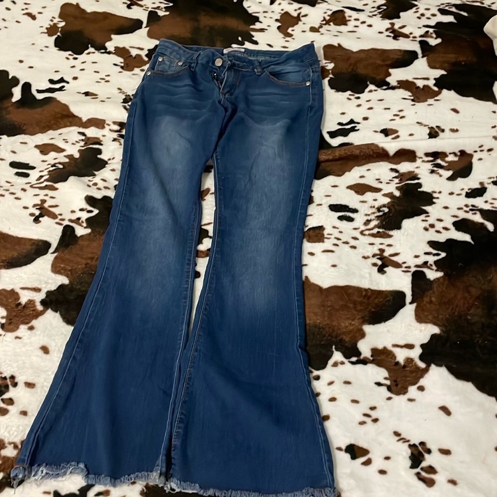 Blue washed
